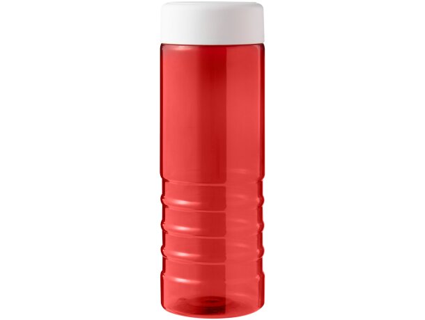 Bidón 750ml Eco Treble con tapa rosca plástico oceánico reciclado Rojo/blanco detalle 31