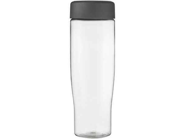 H2O Active® Tempo Bidón deportivo con tapa de rosca de 700 ml Transparente/gris tormenta detalle 3