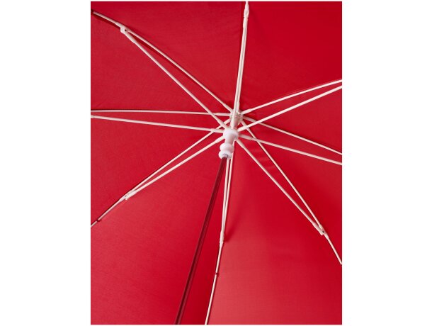 Paraguas resistente al viento para niños de 17 Nina Rojo detalle 1
