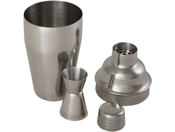 Coctelera acero inoxidable reciclado Gaudie con jigger Plateado detalle 5