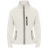 Chaqueta softshell mujer Antártida Roly con cremallera invertida Blanco perla