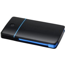 Batería externa con indicador led personalizada negro intenso Batería externa con indicador led personalizada negro intenso