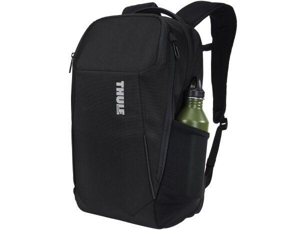 Mochila Thule Accent 23L con compartimento portátil SafeZone Negro intenso detalle 4