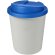 Vaso reciclado de 250 ml con tapa antigoteo Americano® Espresso Eco Blanco/azul medio