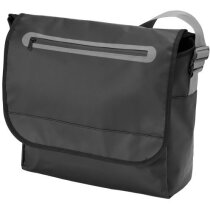 Bolsa bandolera de lona impermeable personalizada negro intenso Bolsa bandolera de lona impermeable personalizada negro intenso
