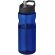 H2O Active® Eco Base Bidón deportivo con boquilla de 650 ml Azul/negro intenso