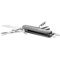 Navaja multifunción 12 usos personalizada plata Navaja multifunción 12 usos personalizada plata