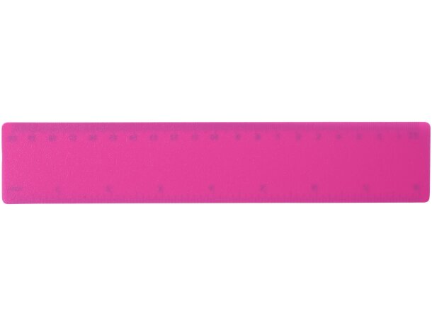 Regla de plástico flexible Rothko 20 cm doble escala Magenta detalle 15