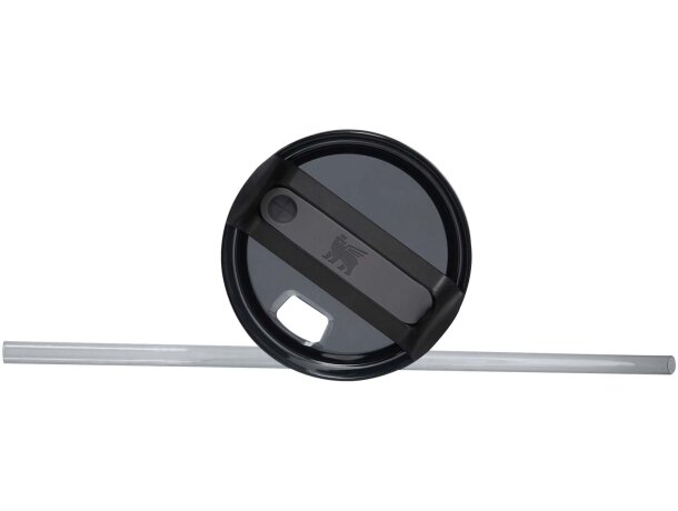Vaso térmico Stanley Quencher H2.0 de acero inoxidable Negro intenso detalle 6