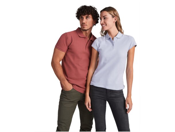 Polo manga corta hombre Star Roly 100% algodón piqué 200 g/m² detalle 116