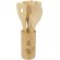 Set de utensilios de cocina de bambú Tala con soporte Madera detalle 1