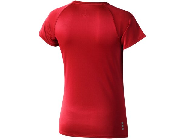 Camiseta manga corta de mujer niagara de Elevate 135 gr Rojo detalle 15