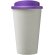 Vaso de plástico con tapa de rosca polipropileno reciclado 350ml Blanco/morado detalle 18