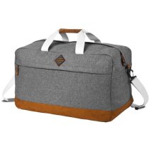 Bolsa de viaje de poliéster 300d personalizada gris medio