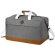 Bolsa de viaje de poliéster 300d personalizada gris medio