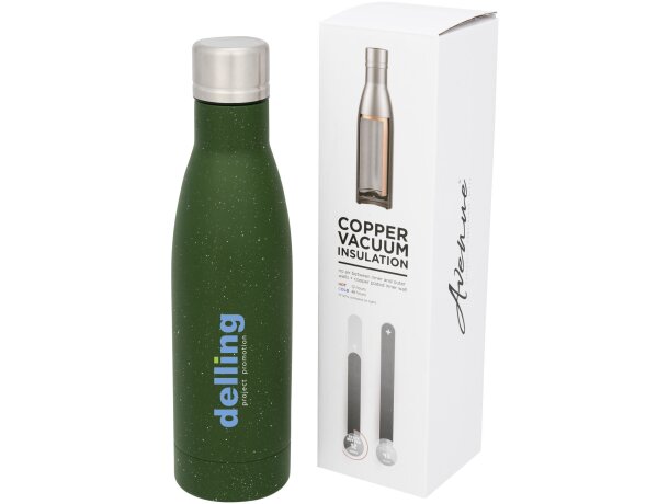 Botellas térmica acabado moteado de acero inoxidable 500ml Vasa Verde detalle 13
