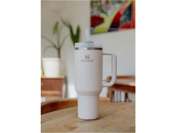 Vaso térmico Stanley Quencher H2.0 de acero inoxidable Crema detalle 3