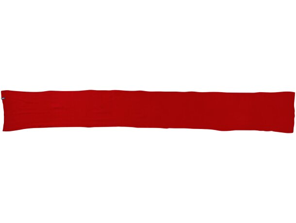 Bufanda de 240 gr en canalé Rojo detalle 8
