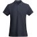 Polo mujer algodón orgánico Prince manga corta entallado Roly Azul marino