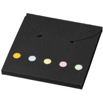 Bloc de notas de colores negro intenso