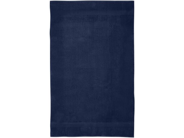 Toalla algodón 450 g/m² Evelyn 100x180 certificada OEKO-TEX Azul marino detalle 8