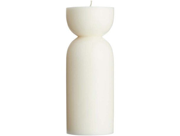 Vela orgánica de cera vegetal Originalhome 900g con mecha algodón Blanco roto detalle 1