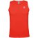 Camiseta deportiva sin mangas infantil Andre de Roly Rojo detalle 21