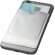 Portatarjetas para smartphone con protección RFID Exeter Plateado
