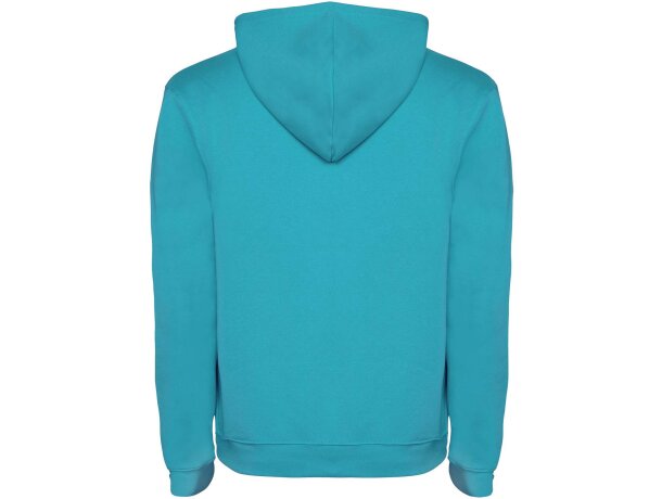 Sudadera con capucha infantil Urban Roly bicolor personalizable Azul turquesa detalle 26