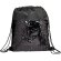 Mochila de cuerdas con lentejuelas 5L Mermaid Negro intenso detalle 6