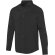 Camisa Carnelian popelina algodón BCI elástico hombre Negro intenso