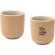 Juego 2 tazas espresso cerámica Male acabado mate 90ml detalle 1