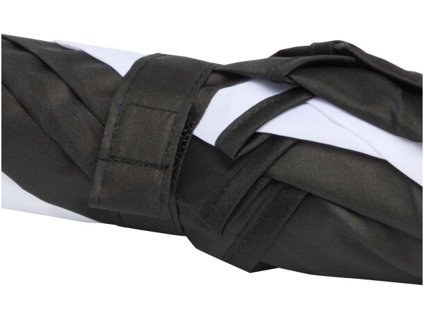 Paraguas cortaviento Jeff con apertura automática y fibra vidrio Blanco detalle 23