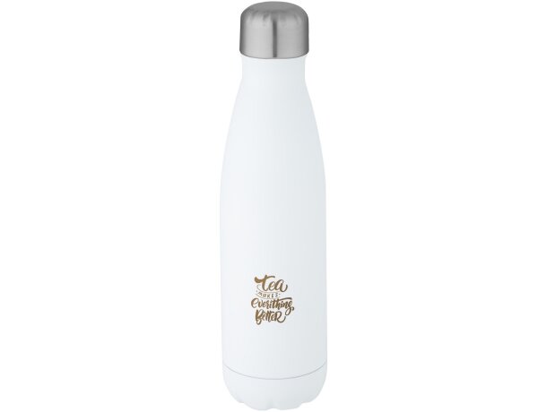Bidón Cove acero inoxidable reciclado 500ml aislamiento térmico Blanco detalle 1