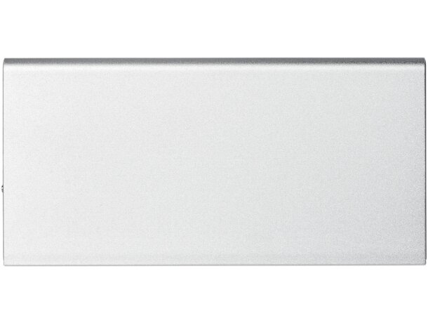 Batería externa de aluminio Plate 8000 mAh con USB tipo C Plateado detalle 10