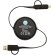Cable retráctil 5 en 1 Chechia bambú FSC y plástico reciclado Negro intenso detalle 3