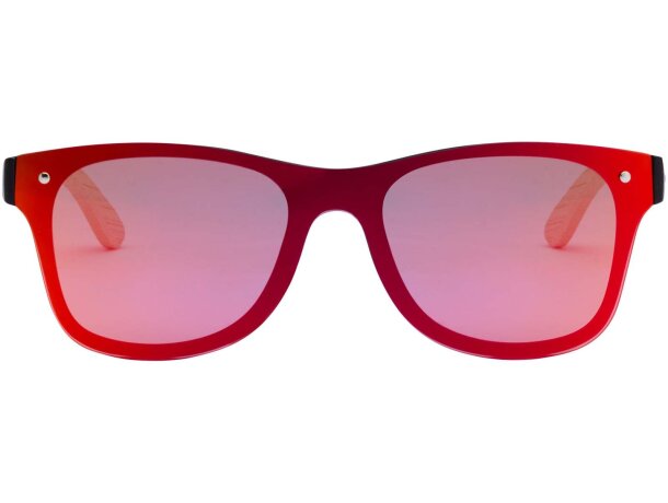 Gafas de sol Tan con patillas de bambú y protección UV400 Amarillo detalle 2