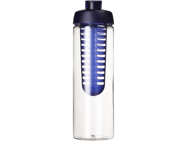 H2O Active® Vibe Bidón e infusor con tapa Flip de 850 ml Transparente/azul detalle 6