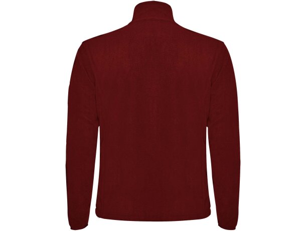 Sudadera polar cremallera completa hombre Luciane Roly Granate detalle 12