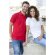 Polo manga corta hombre de elastano 200 g/m2 Markham Blanco detalle 5