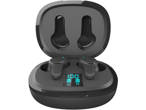 Auriculares Prixton TWS159 con cancelación activa de ruido Negro intenso detalle 1