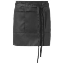 Delantal Lega negro sarga tres bolsillos camarero