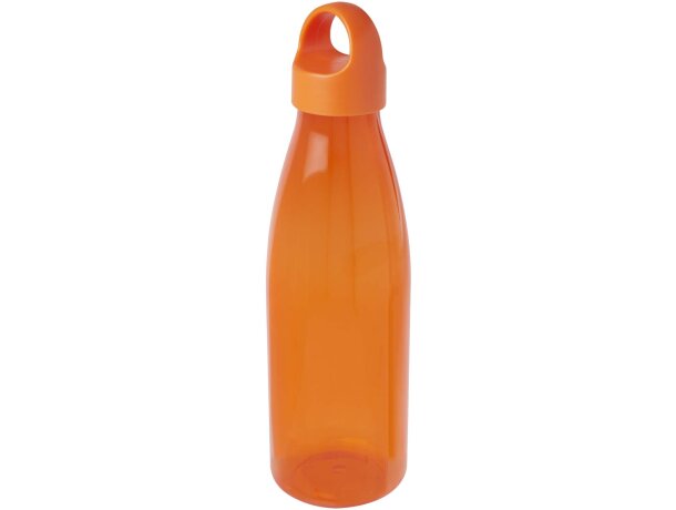 Botella de agua Bergen de plástico reciclado certificado 800ml Naranja detalle 15