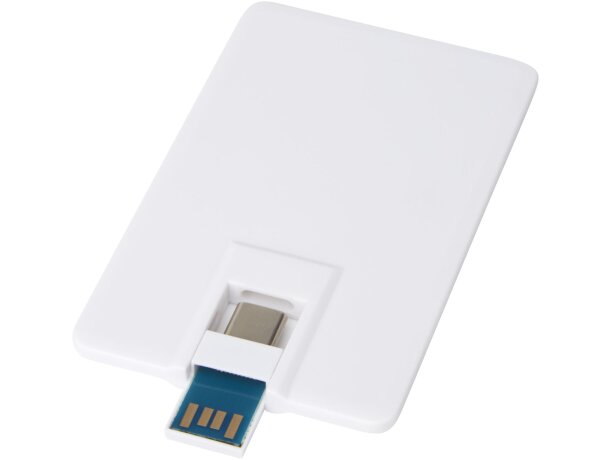 Memoria USB 32 GB doble puerto tipo C y USB A 3.0 Duo slim Blanco detalle 6
