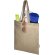 Bolsa tote Aware Pheebs de algodón y poliéster reciclado Natural detalle 3