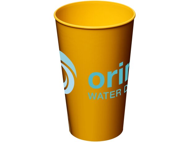 Vaso de plástico de 375 ml Arena Amarillo detalle 21