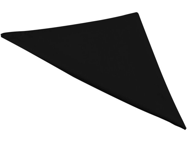 Pañuelo Heracles de poliéster reciclado con certificado GRS Negro intenso detalle 8