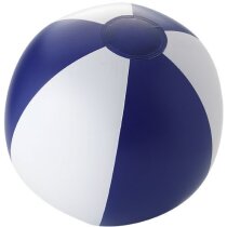 Pelota de playa opaca con rayas personalizada azul Pelota de playa opaca con rayas personalizada azul