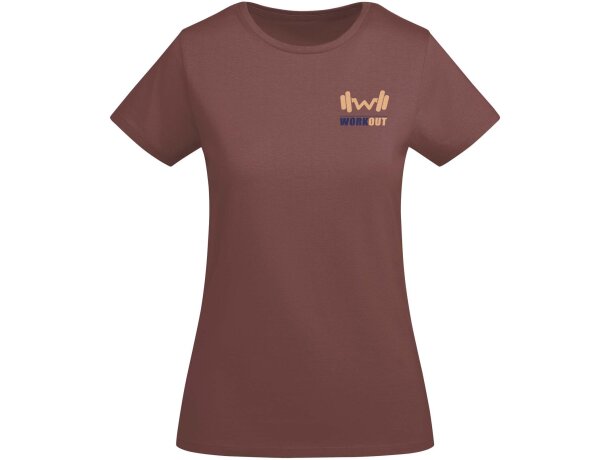 Camiseta mujer algodón orgánico Breda de Roly detalle 44