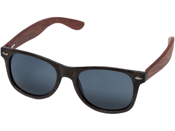 Gafas de sol Kafo con fibra de café y protección UV400 Marrón café/negro intenso detalle 3